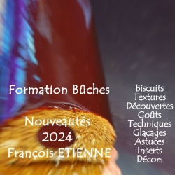 Formation bûches 2024 avec le Maître Pâtissier François ETIENNE