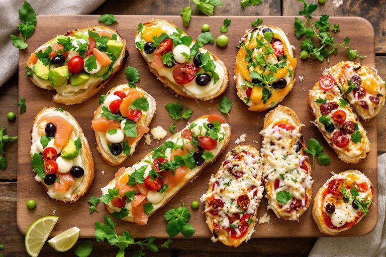 10 idées d'apéro à faire avec une baguette
