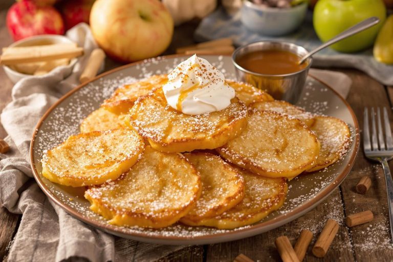 À mi-chemin entre un beignet aux pommes et une crêpe, connaissez-vous les apfelkiechle ?
