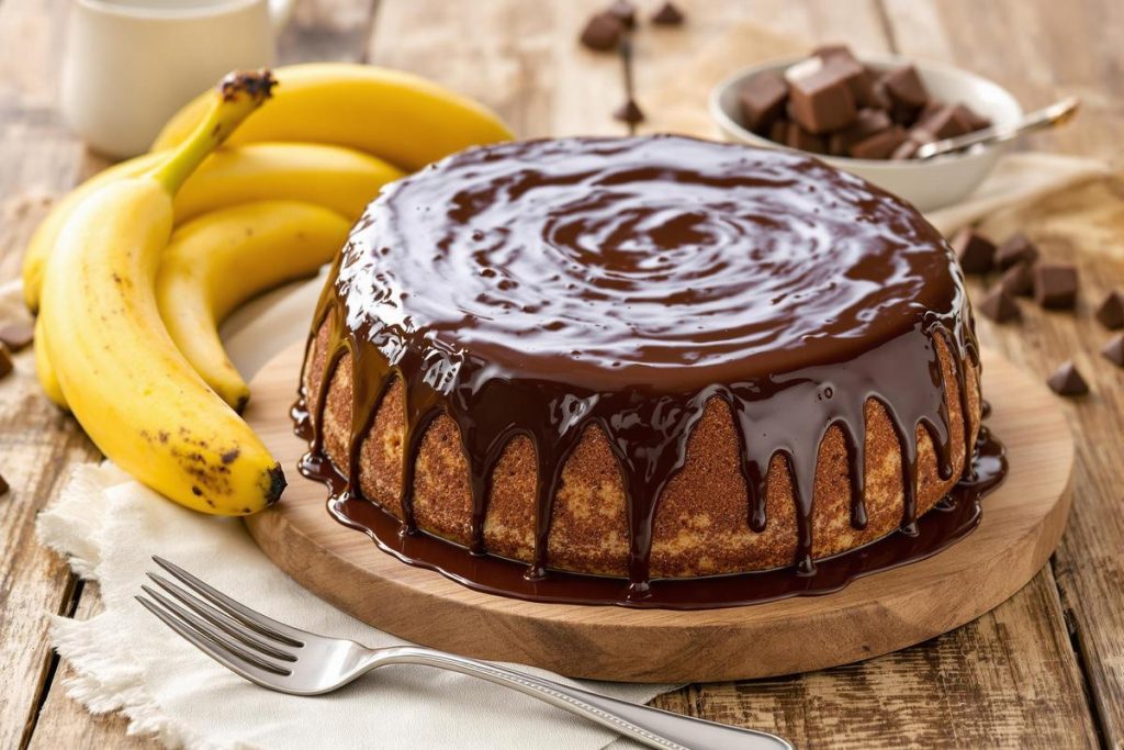 Ce gâteau à la banane et au chocolat fait l’unanimité en commentaires : voici la recette pour le tester !