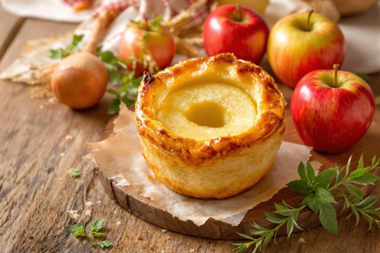 Connaissez-vous le Ker y pom, ce dessert breton à base d'une demi-pomme enveloppée dans une pâte sablée ?