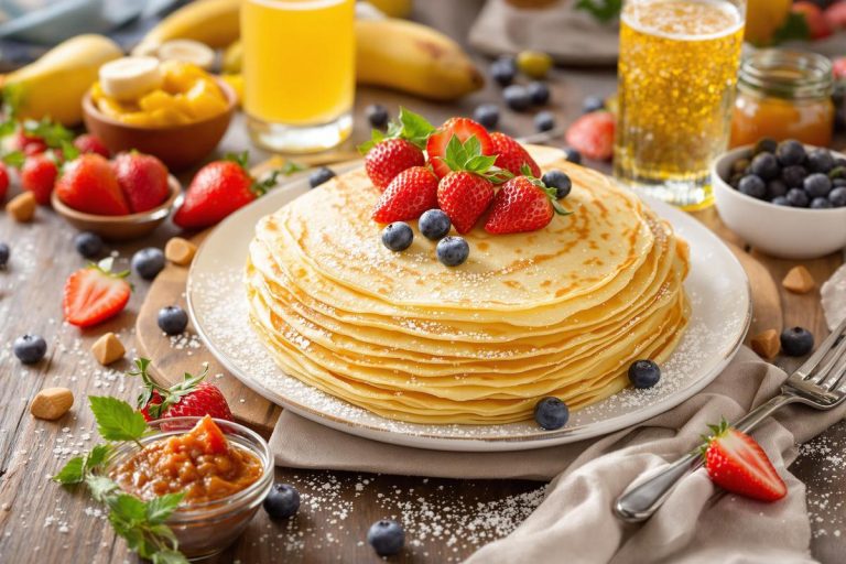 Crêpes sans lait ni beurre : le goûter healthy que les enfants adorent