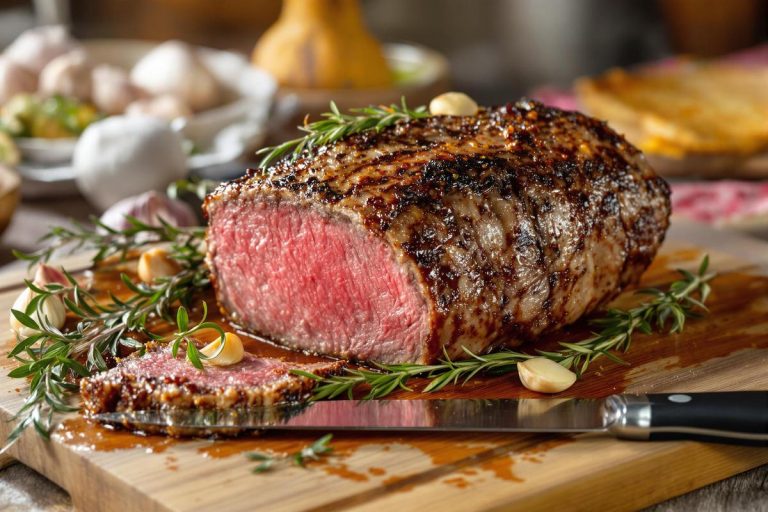 Cuisson rôti de bœuf au four chaleur tournante