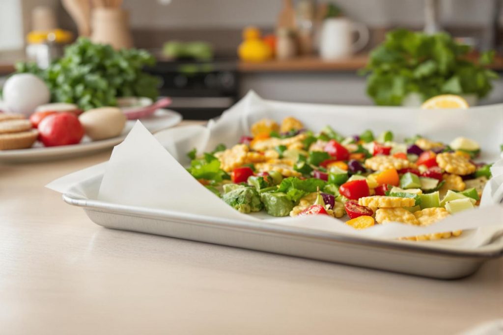 Découvrez l’astuce de génie pour enfin faire tenir votre papier cuisson sans effort