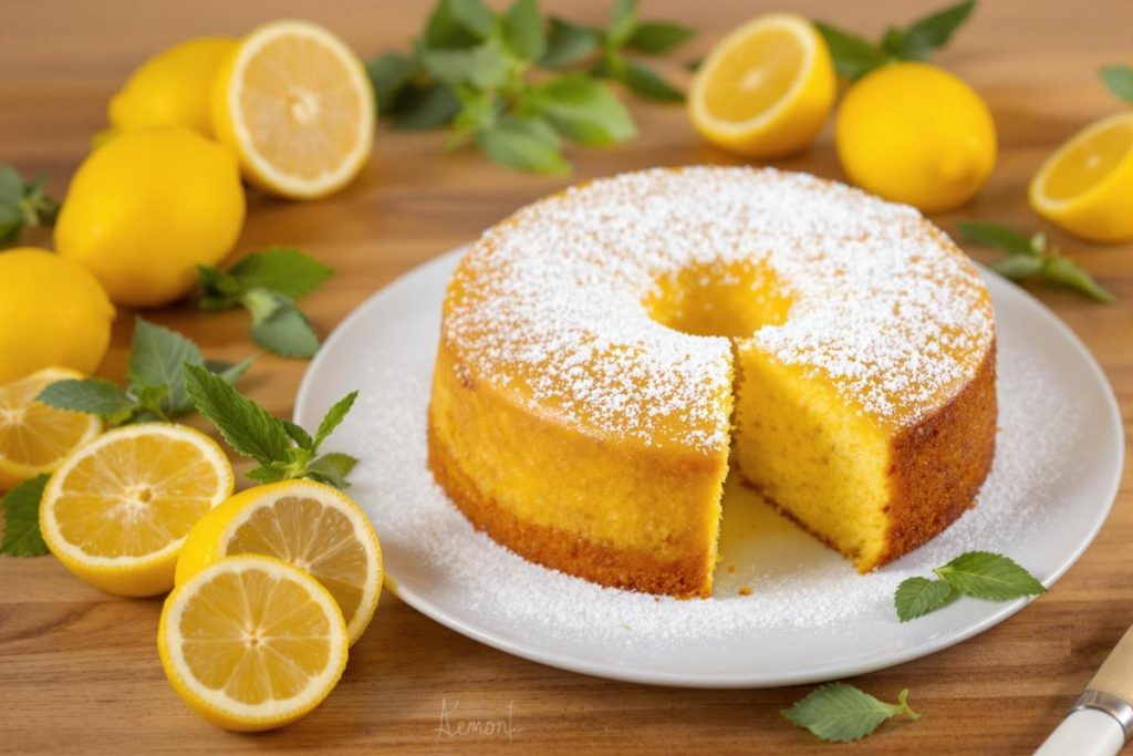 Gâteau moelleux au citron qui fond en bouche