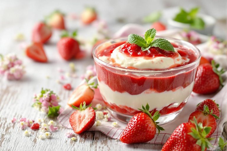 Le dessert de printemps le plus facile : 2 ingrédients suffisent (et c'est aux fraises)