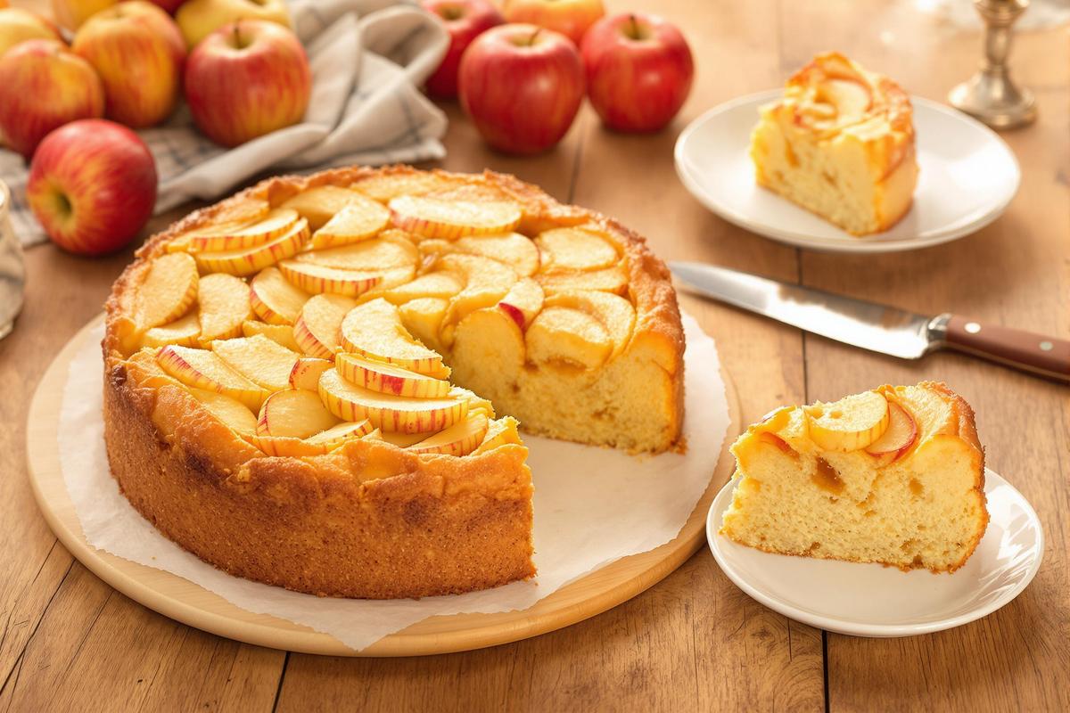 Mon gâteau aux pommes de référence, j'ai partagé la recette à toute ma famille, c'est un régal