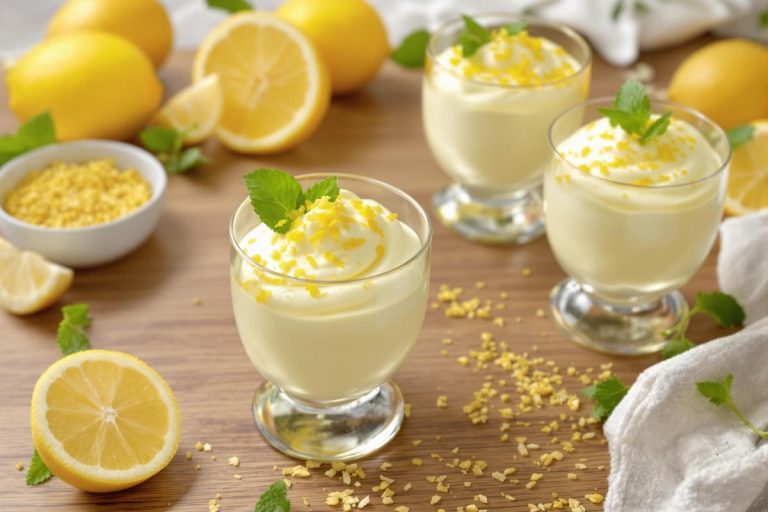 Mousse au citron et mascarpone : dessert léger et gourmand