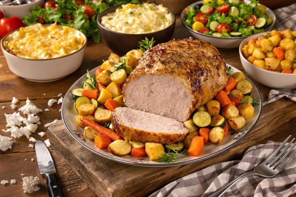 Que faire en accompagnement d’un rôti de porc