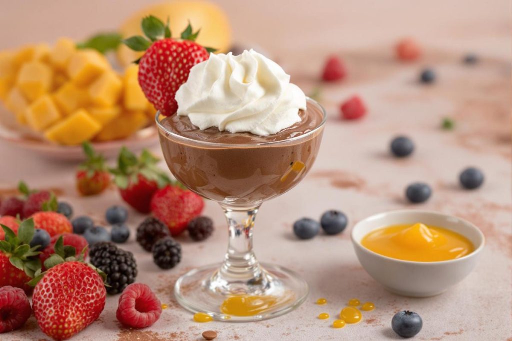 Quel accompagnement avec une mousse au chocolat
