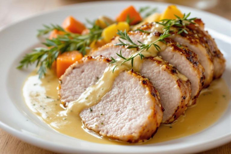 Recette de filet de porc au four avec sauce