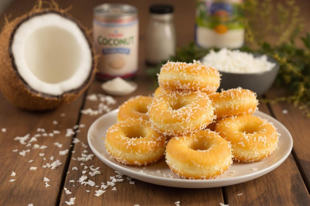 Sans œufs, sans beurre, sans lait : préparez des beignets à la noix de coco en seulement 3 ingrédients