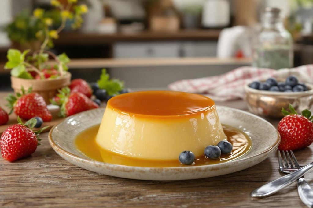 Voici une recette de flan avec 3 ingrédients !