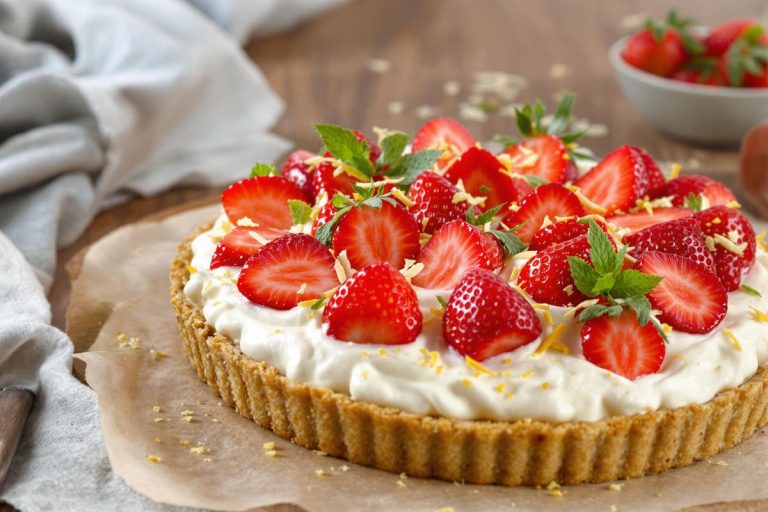 Ce dessert, je l’aime ! : voici la recette ultra gourmande de la tarte aux fraises de Nina Métayer !.jpg