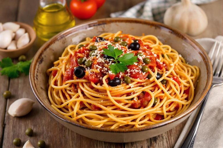 C’est un classique en Italie : voici notre recette de spaghetti alla puttanesca, un délice simple à réaliser avec des ingrédients que vous avez chez vous.jpg