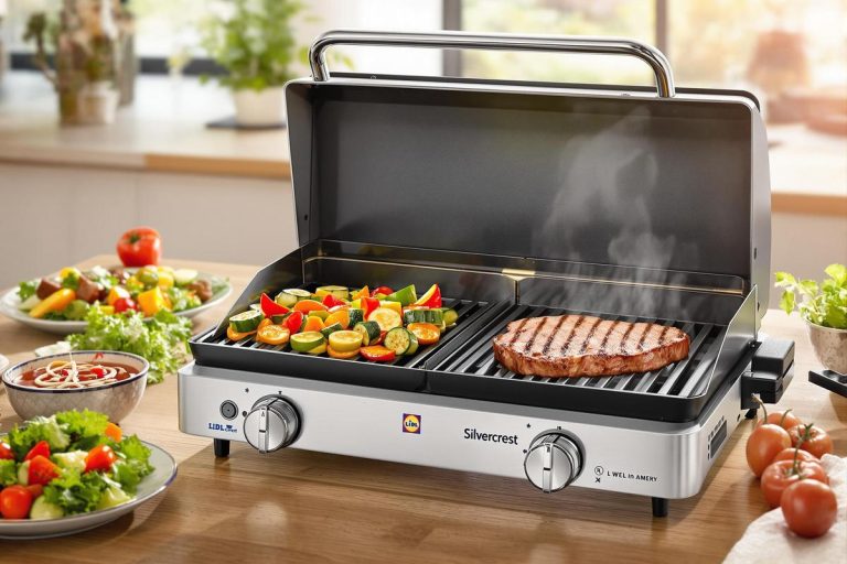 Grill et plancha en même temps, ce grill de table Silvercrest vendu par Lidl est disponible à moins de 50 euros.jpg