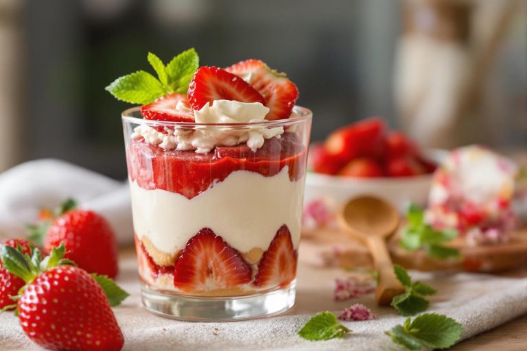 Oubliez les boudoirs, ce tiramisu express aux fraises et langues de chat va devenir votre dessert favori en mai
