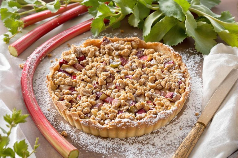 Recette de tarte crumble rhubarbe de Christophe Michalak.jpg