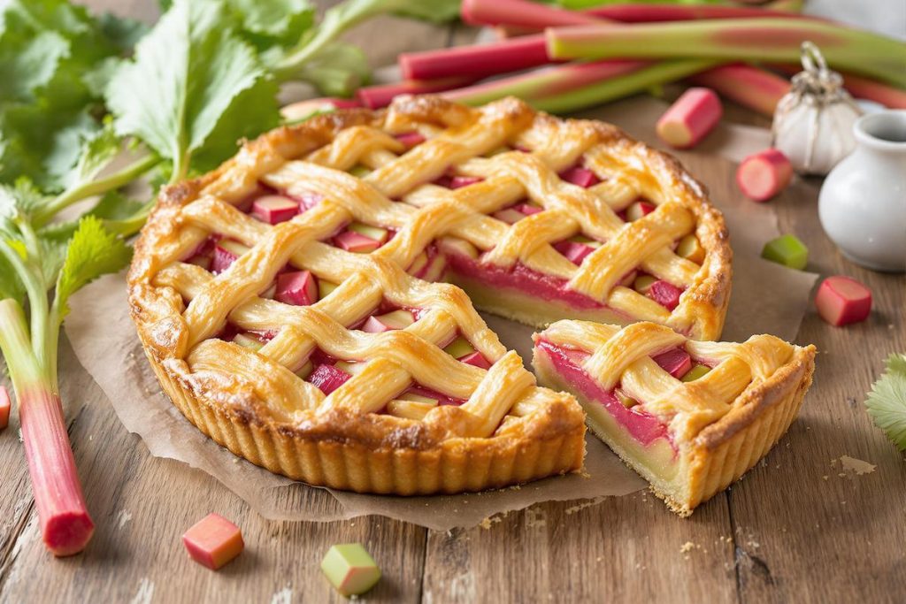 Tarte à la rhubarbe : notre chef partage ses astuces pour réussir ce dessert à la perfection !.jpg