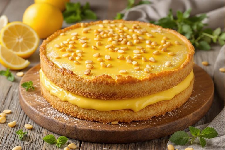 C'est la recette italienne à absolument connaître, voici la torta della nonna, mi-gâteau mi-tarte au citron.jpg