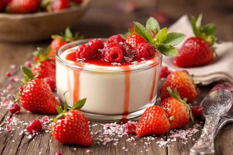 Panna Cotta Légère aux Fraises pour le Soir : recette Facile.jpg