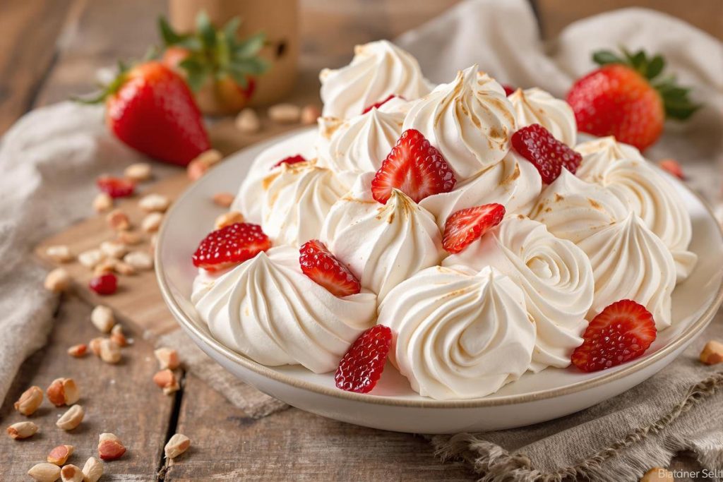 Dessert : meringue légère et chantilly aux fraises.jpg