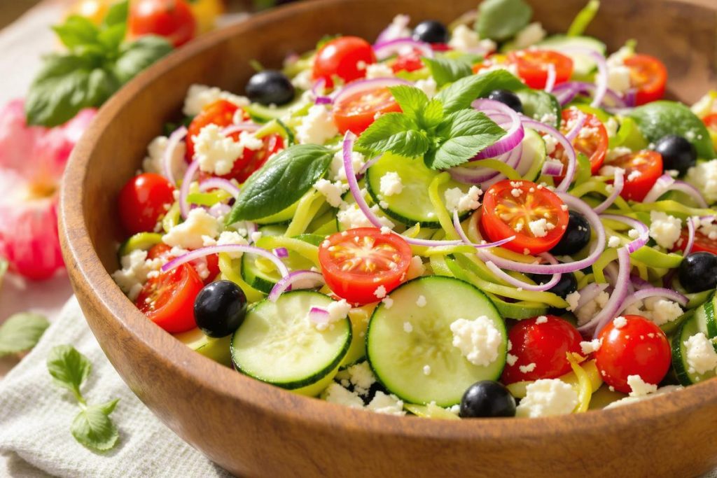 Je ne pourrais manger plus que ça tout l'été : cette salade de courgettes à la feta est à noter dans votre cahier.jpg