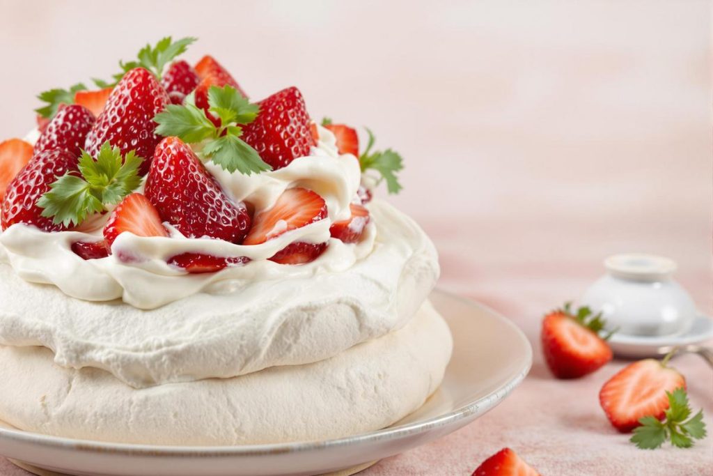 Pavlova aux fraises : la cheffe Hélène Darroze nous apprend à réaliser cette pâtisserie mythique.jpg