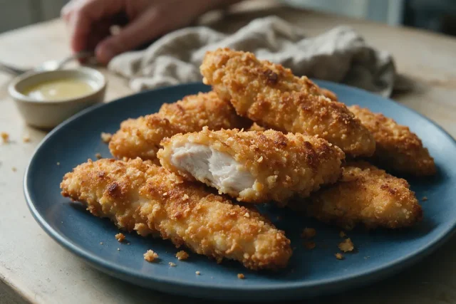 Aiguillette de poulet pané : recette croustillante facile