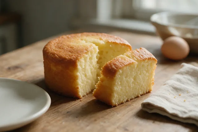 Gâteau avec 1 œuf : la recette facile et moelleuse