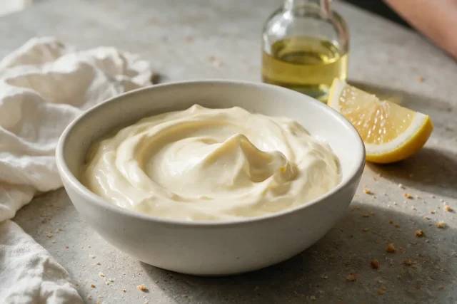 Mayonnaise sans moutarde : recette facile et onctueuse