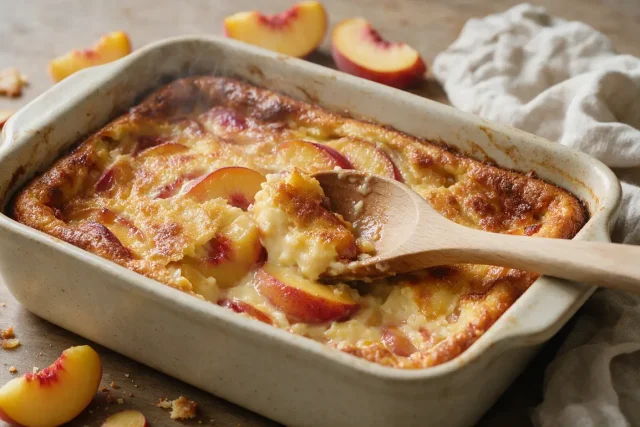Clafoutis pêche et nectarine : je prépare ce dessert fondant et ultra-facile en 40 minutes chrono